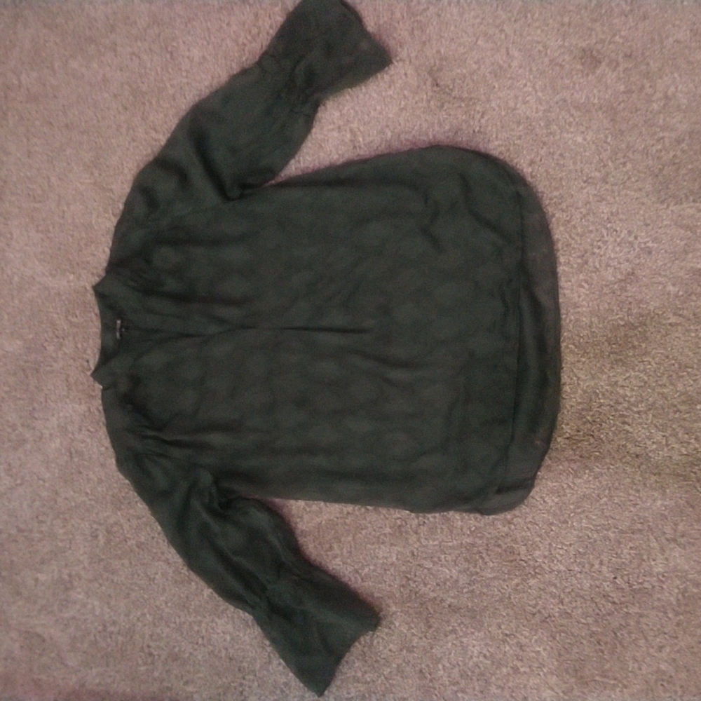 Nic + Zoe Green Tunic XS